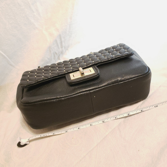 NWT Karl Lagerfeld Paris Leather Studded Crossbody - Picture 5 of 8